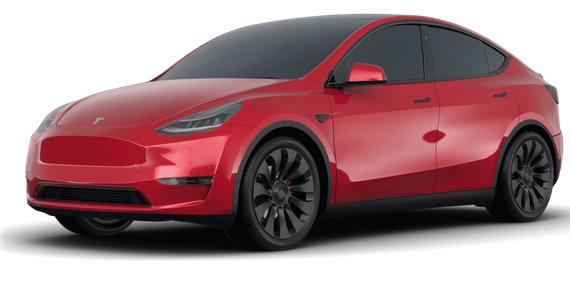 TESLA MODEL Y 2021 5YJYGDEF1MF256660 image